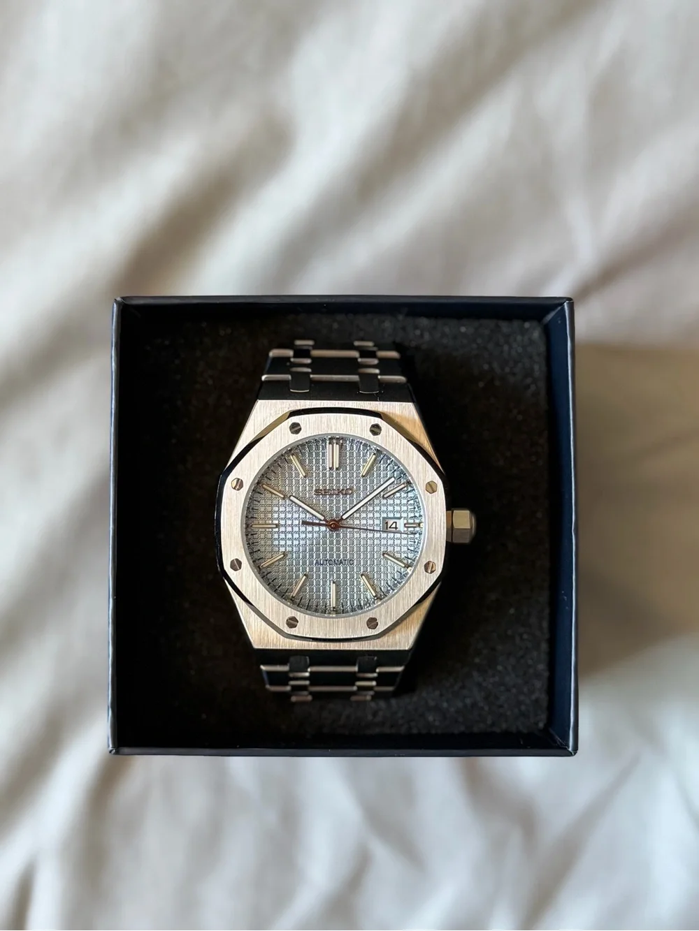 Seiko Mod: Sky Blue Royal Oak